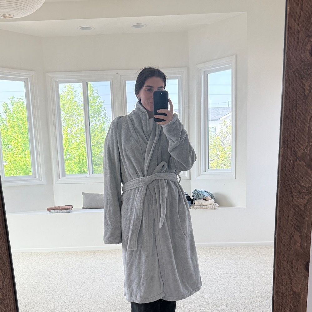 Brooklinen Gray Robe